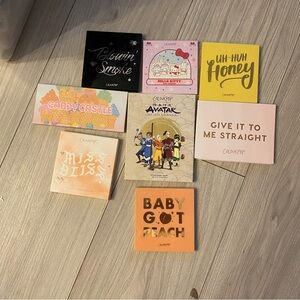 Lot of 13 Colourpop Eyeshadow Palettes - VERY lightly used - READ DESCRIPTION